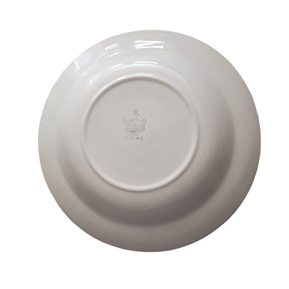 Two Eggshell Nautilus Homer Laughlin Apple Blossom China Bowls Vintage Made 1943 - Picture 4 of 11